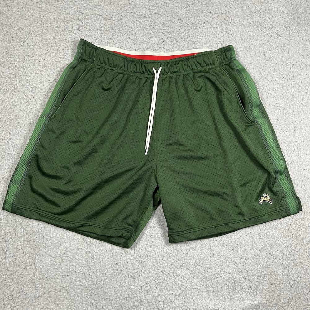 Tracksmith Shorts Mens M Green Mesh Fieldhouse Collection Running Athletic Gym
